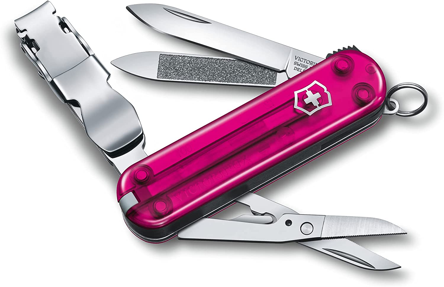 Victorinox Nagelknipser Nail Clip Pink Transparent
