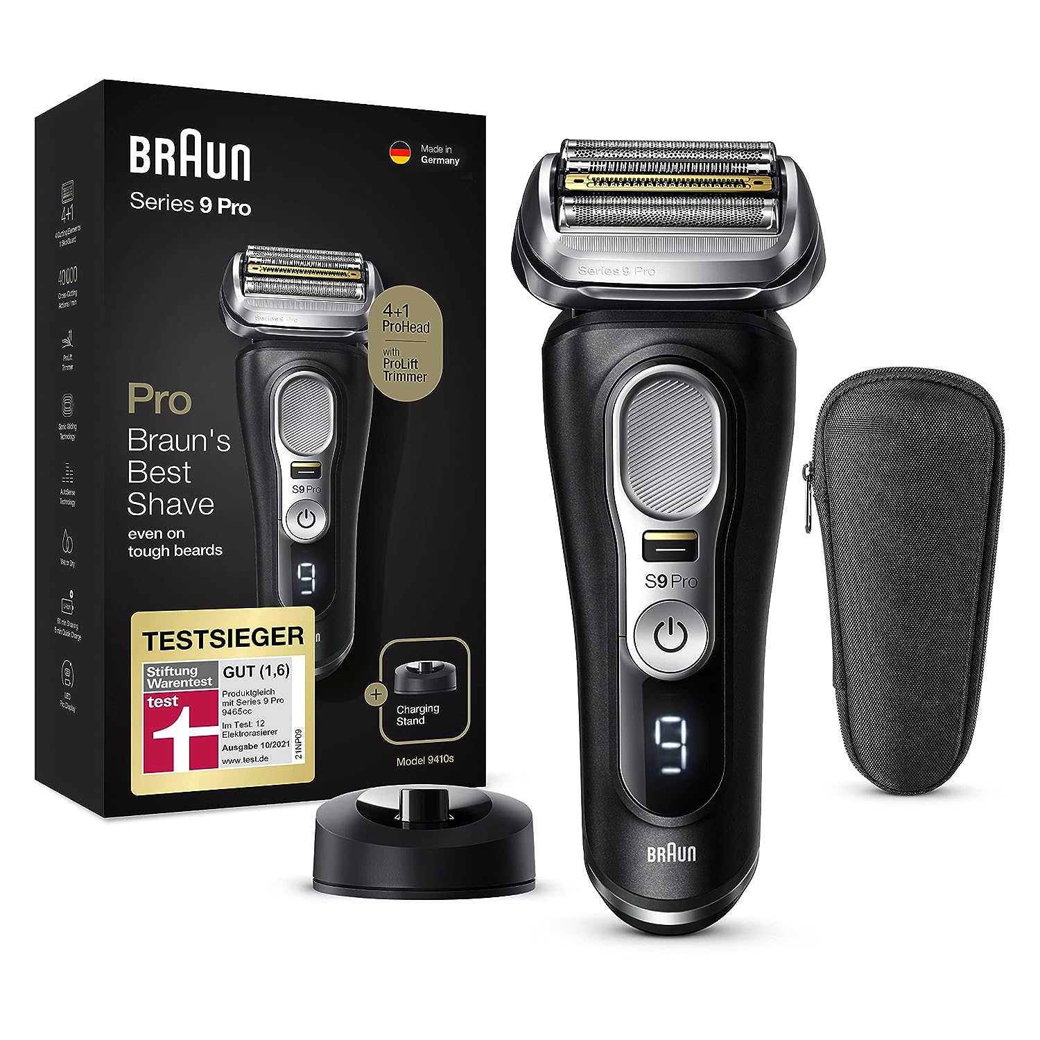 BRAUN 9410S Rasierer Schwarz (Active Quattro Head, Reinigungsstation: Nein) Mediamarkt