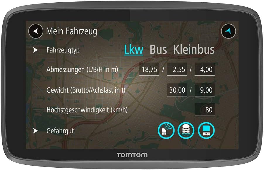 TomTom LKW Navigationsgerät GO Professional 520