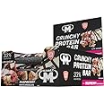 Mammut Nutrition Crunchy Protein Bar mit 15 g Protein und nur 1,3 g Zucker – Raspberry White Chocolate – 12er Pack (12 x 45 g)