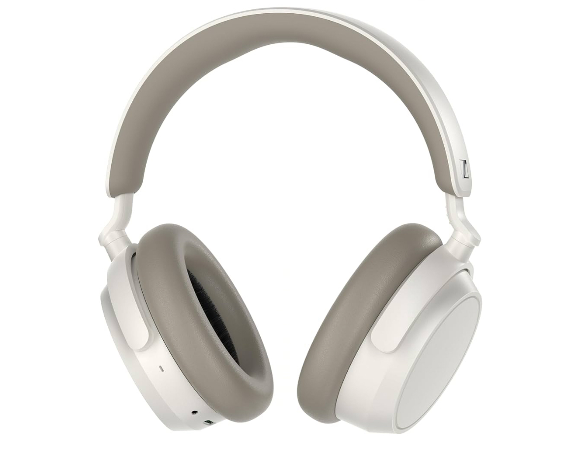 Sennheiser ACCENTUM Plus Wireless Bluetooth Kopfhörer – optimale Klangqualität mit Schnellladefunktion, 50 Stunden Akkulaufzeit und Adaptive Hybrid ANC – Weiß