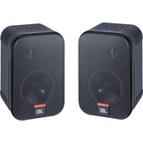 JBL Control One Robuster Kompakter Regallautsprecher Satellitenlautsprecher Studio-Monitor-Lautsprecher (1 Paar) schwarz
