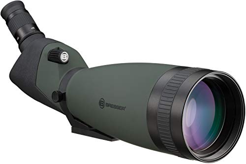 Bresser Spektiv Pirsch 25x-75×100, wasserdicht mit stufenloser Zoomfunktion und voller Mehrschichtvergütung, inklusive Sonnenblende und Bereitschaftstasche