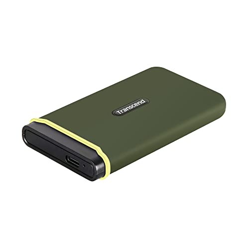 Transcend 500GB ESD380C Portable SSD, bis 2000 MB/s, stoßfest, Typ C