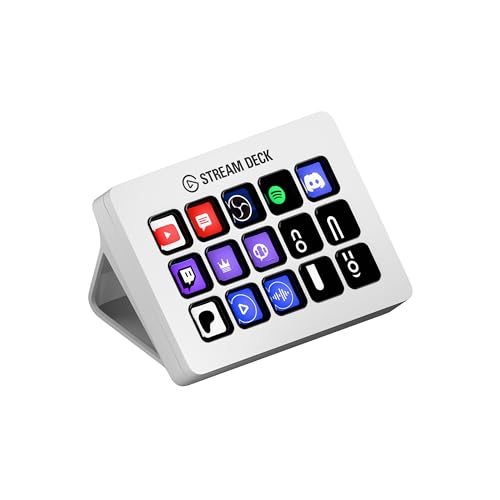 Elgato Stream Deck MK.2 Weiß Studio-Controller, 15 Tasten