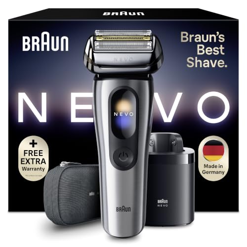 Braun NEVO Rasierer Herren Elektrisch, NEVO11005C, Silber