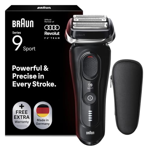Braun Rasierer Herren Elektrisch Series 9 Sport, 9100si, Schwarz