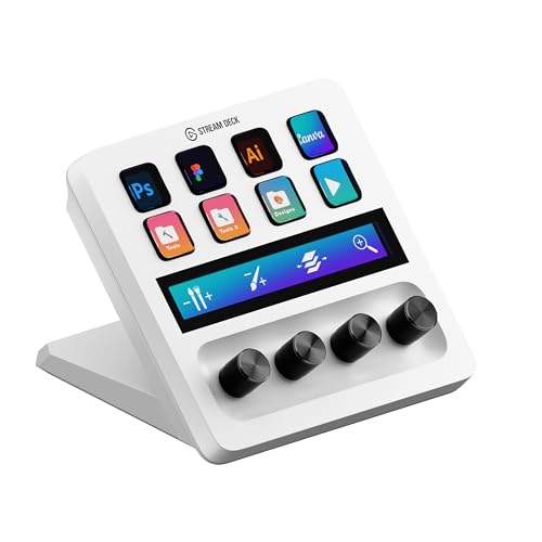 Elgato Stream Deck + Weiß, Audiomixer und Studio-Controller