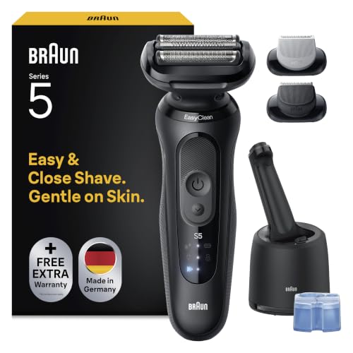 Braun Rasierer Herren Elektrisch Series 5, 52-N7650cc, Schwarz