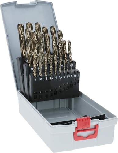 Bosch 25x PRO Stainless Steel HSS-Co Spiralbohrer-Set, 25-tlg.