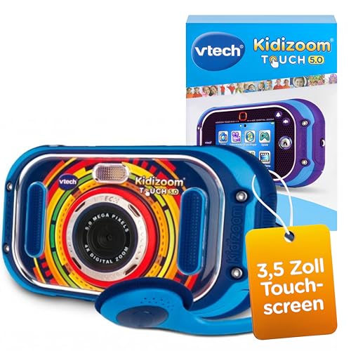 VTech KidiZoom Touch 5.0 – Digitalkamera Kinder mit Selfie-Funktion